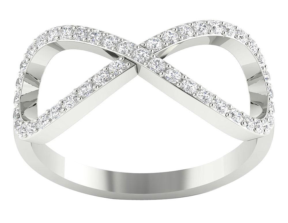 Fashion Anniversary Ring I1 G 0.50 Carat Natural Round Diamond Prong Set 9.10MM