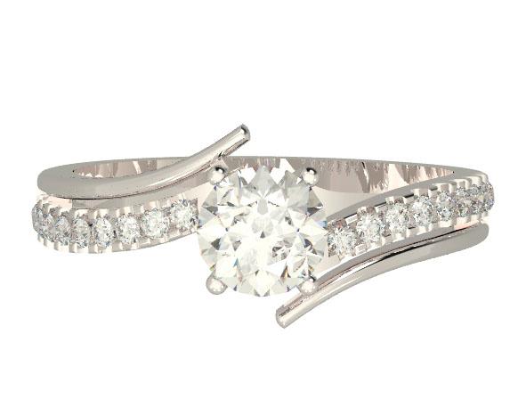 Genuine Diamond 14k Solid Gold Unique Anniversary Ring I1 G 1.00 Carat
