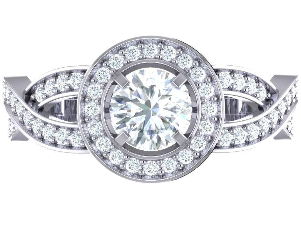 14k Solid Gold Genuine Diamond SI1 G 1.00 Carat Antique Anniversary Ring