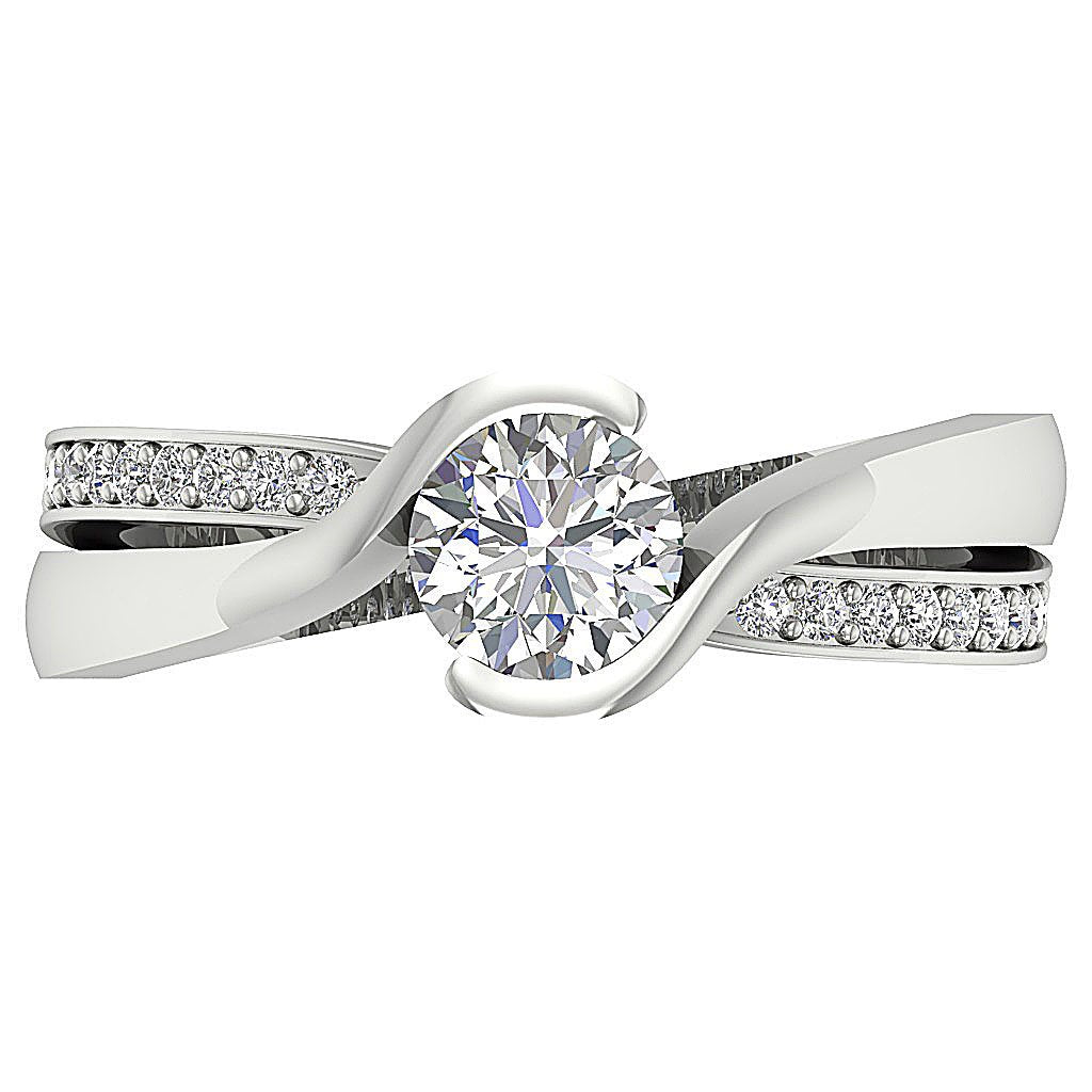 Vintage Solitaire Wedding Ring Genuine Diamond I1 G 1.00 Ct 14k Solid Gold Prong Set 7.70 MM