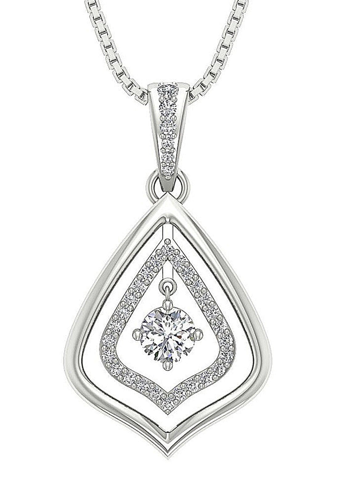 Natural Diamond 14k/18k Solid Gold Unique Fashion Pendant SI1/I1 G 0.50 Carat