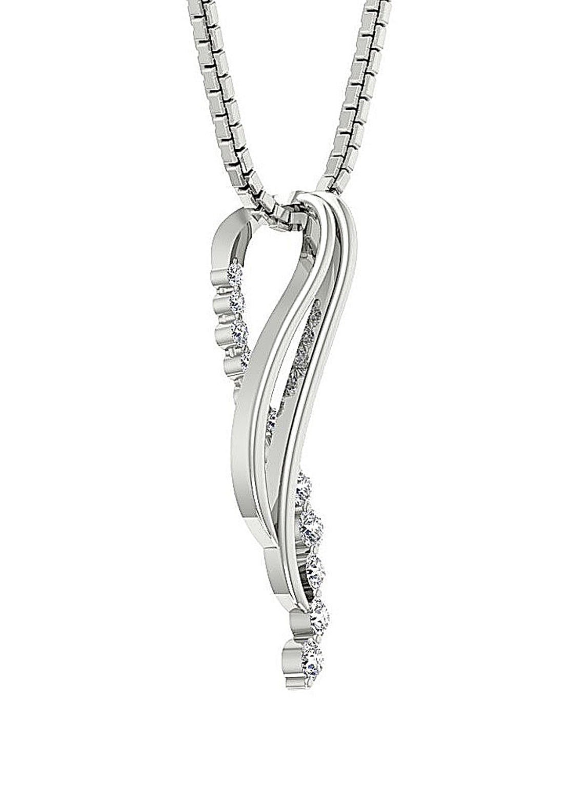SI1/I1 G 0.20 Carat Unique Fashion Pendant Round Diamond 14k/18k Solid Gold
