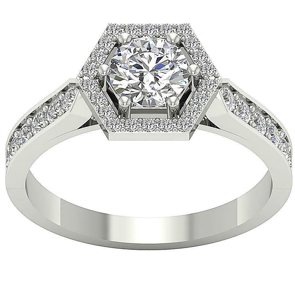 I1 G 1.55 Ct Solitaire Anniversary Ring Round Diamond 14k Yellow Gold Prong Set 9.55 MM