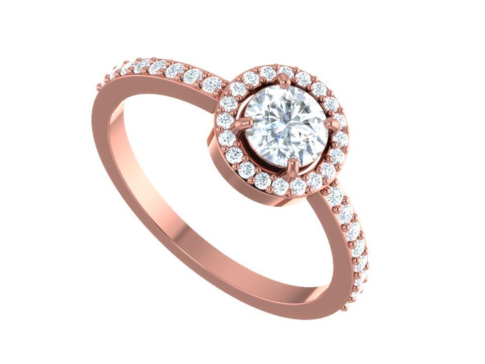 14k Solid Gold Natural Diamond I1 G 1.00 Carat Antique Anniversary Ring