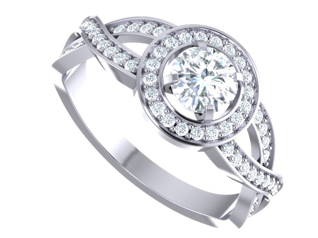 14k Solid Gold Genuine Diamond SI1 G 1.00 Carat Antique Anniversary Ring