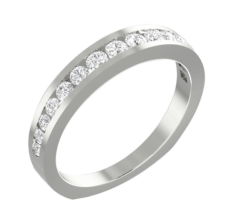 Round Diamond 14K Solid Gold Halo Bridal Anniversary Ring Prong Channel Set I1 G 3.75 Carat