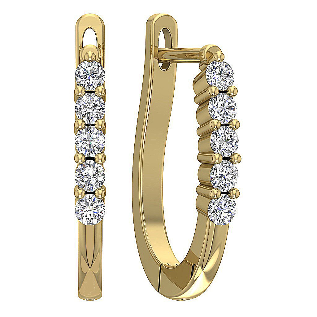 Unique Style Designer Engagement Earring Set
