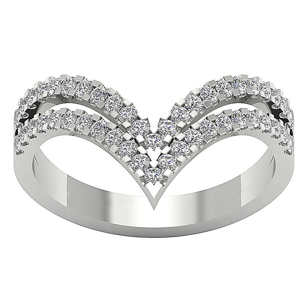 Designer Anniversary Ring Round Diamond SI1 G 0.75 Ct 14K Yellow Gold Prong Set 15.00 MM