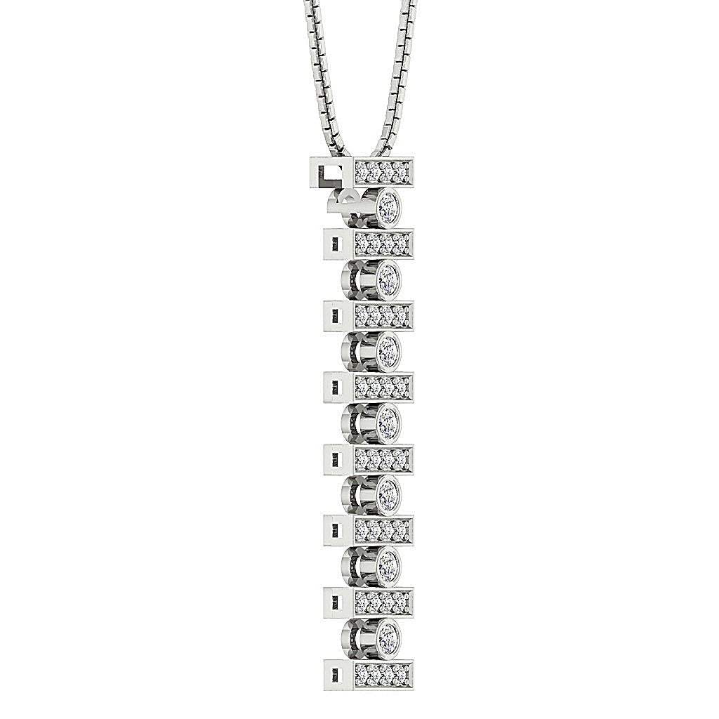 14k/18k Solid Gold Antique Fashion Pendants SI1/I1 G 0.60 Carat Genuine Diamond