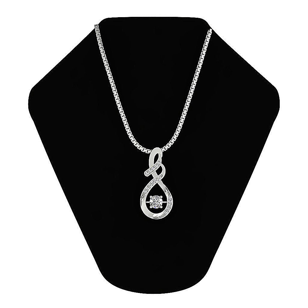 Round Diamond SI1/I1 G 0.45 Carat Unique Fashion Pendants 14k/18k Solid Gold