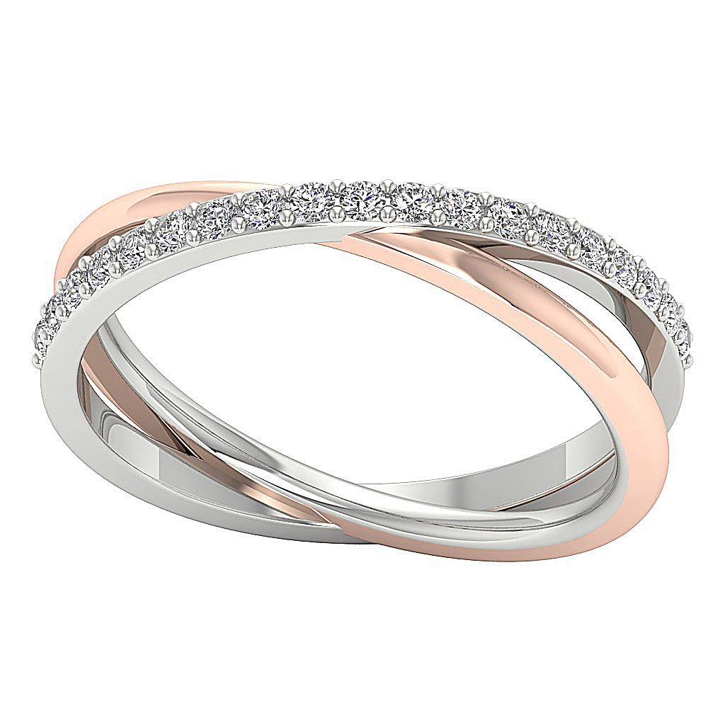 Wedding Ring I1 G 0.40 Ct Round Cut Diamond Prong Set 14K White Yellow Rose Gold 8.25MM