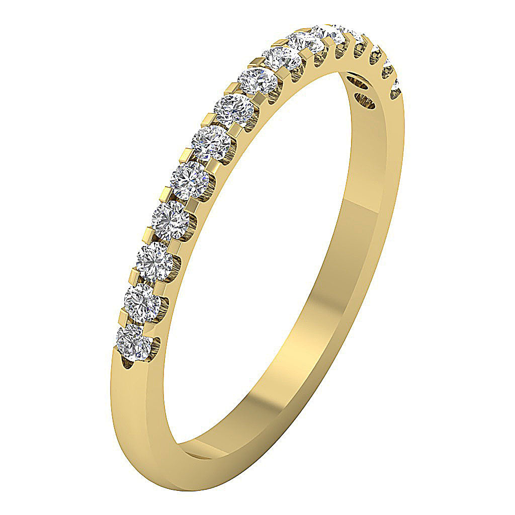 Wedding Ring I1 G 0.40 Ct Prong Set 14K White Yellow Rose Gold