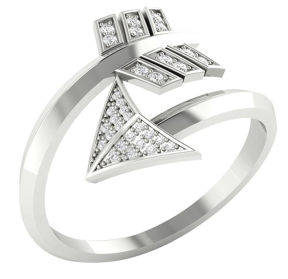 Round Diamond Anniversary Ring Prong Set 14k White Yellow Rose Gold I1 G 0.20 Ct 16.40 MM