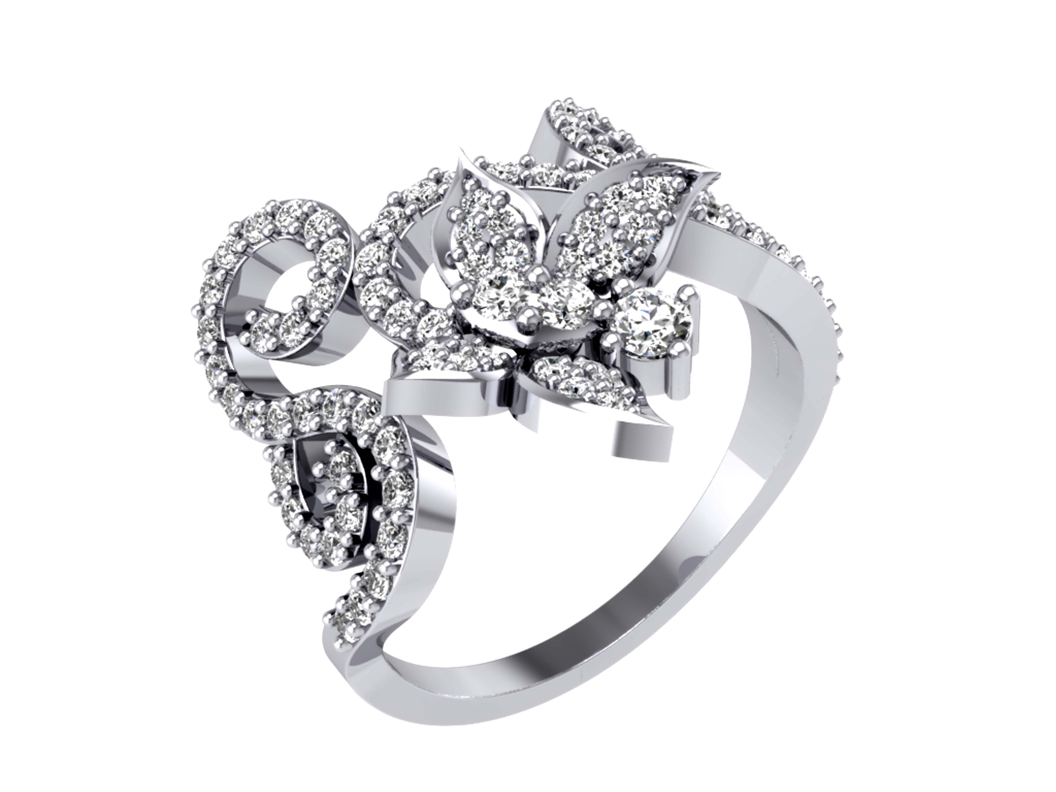 Engagement Round Diamond Ring 14K Solid Gold Prong Set SI1 G 1.00 Ct 19.30 MM