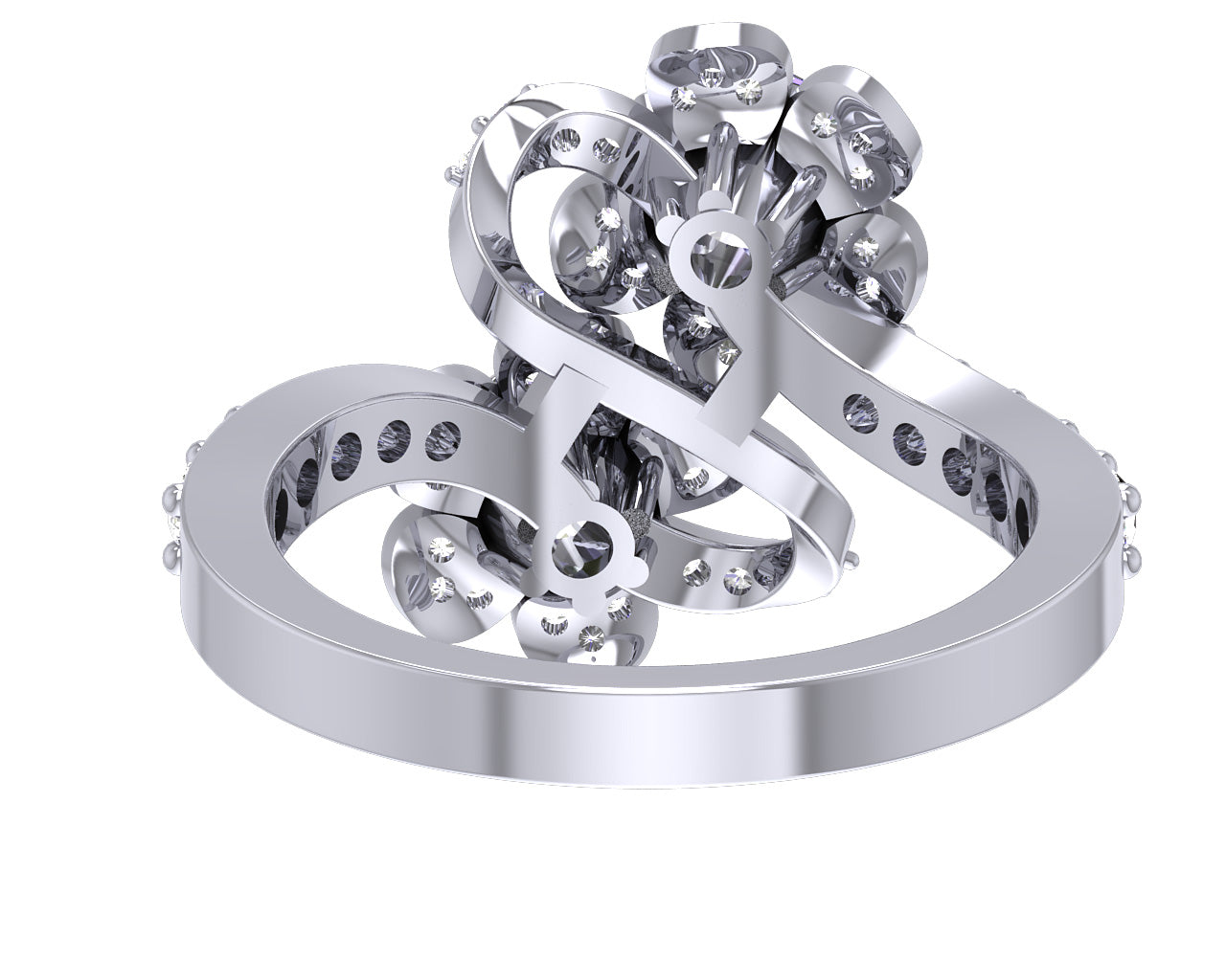 Forever Us Two Stone Diamond Engagement Ring For Women SI1 G 1.50 Carat 14K Solid Gold