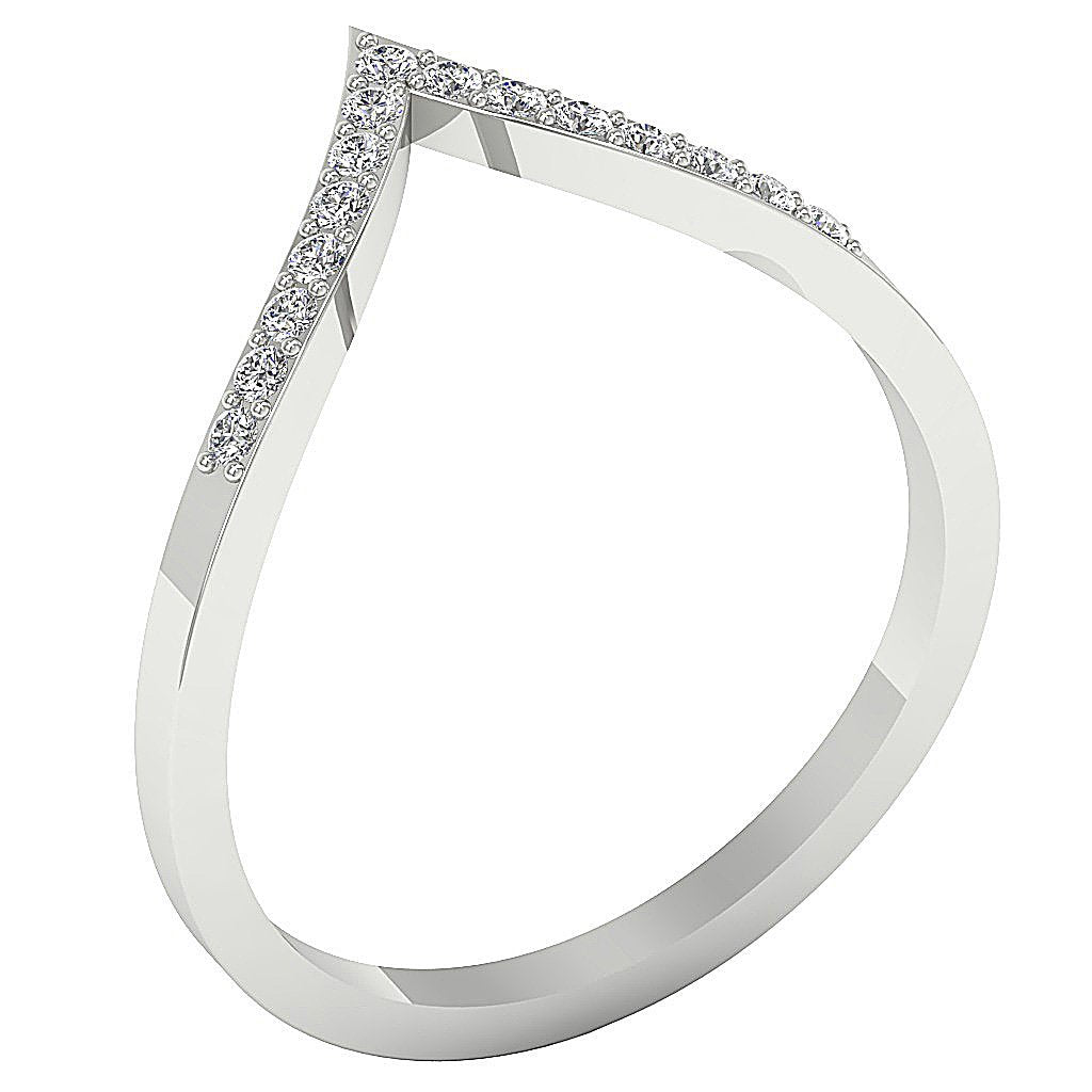 Anniversary Natural Round Diamond 14K Gold Prong Set VVS1 E 0.250 Ct 2.95 MM