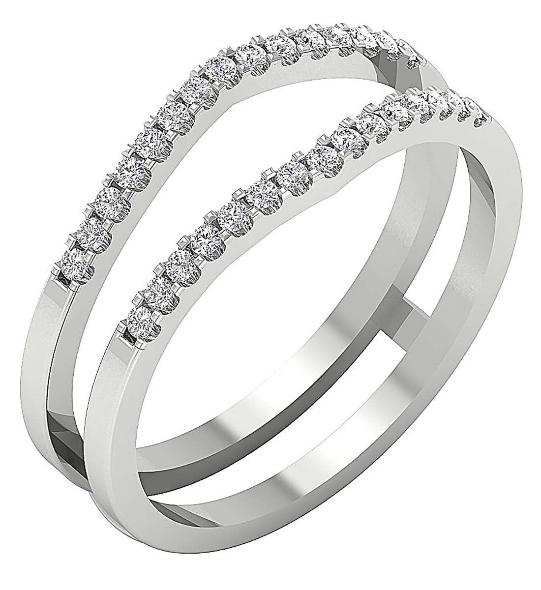 7.30 MM Designer Engagement Ring Natural Diamond I1 G 0.30 Ct 14K Yellow Gold Prong Set