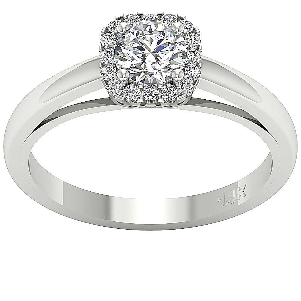 WhiteGold14kAccentSolitaireHaloDiamondRingProngSet