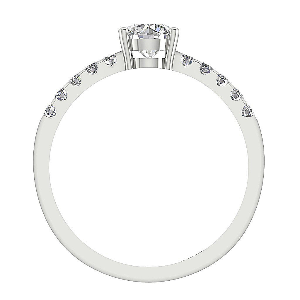 WhiteGold14kFrontViewSolitaireDiamondRingProngSetting