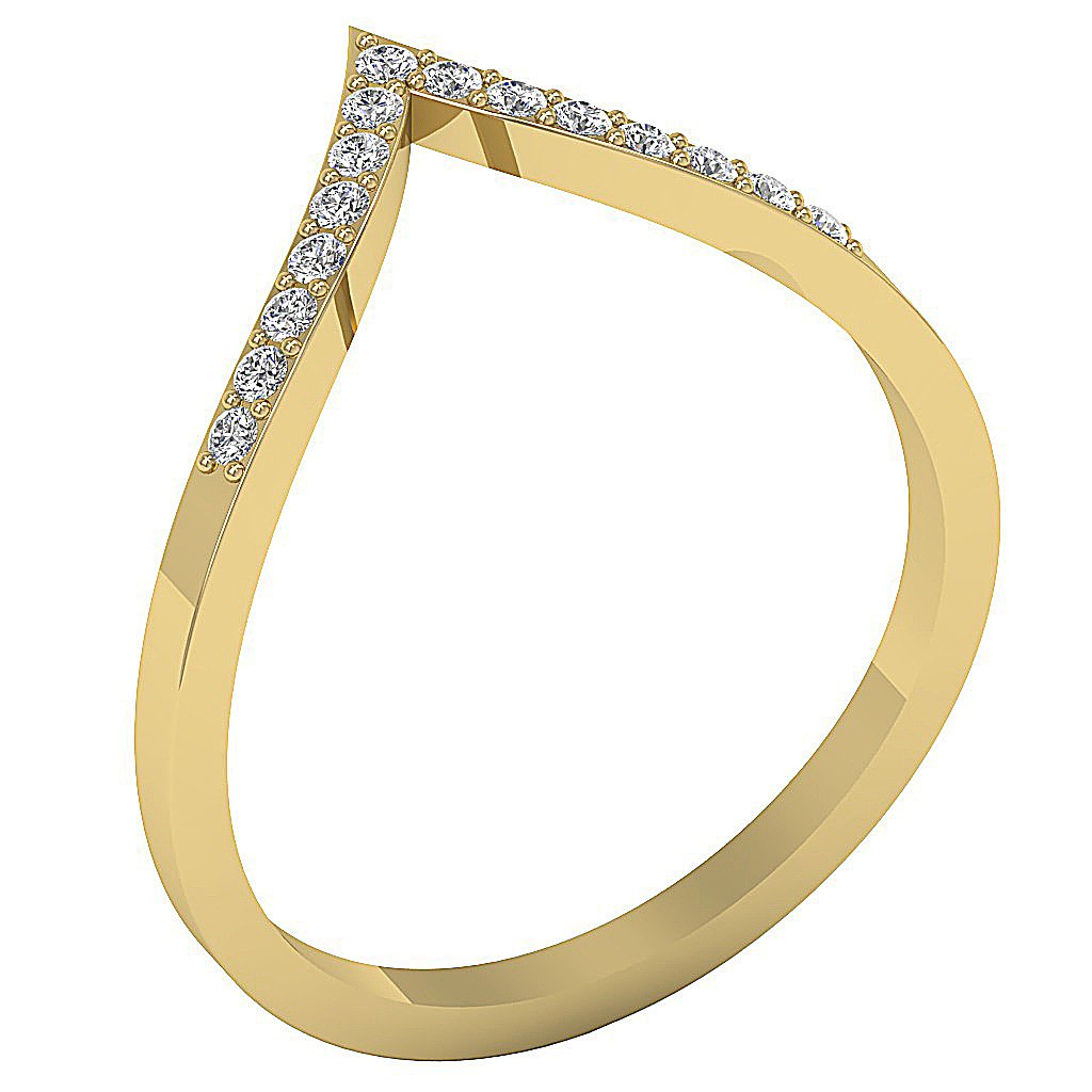 Anniversary Natural Round Diamond 14K Gold Prong Set VVS1 E 0.250 Ct 2.95 MM