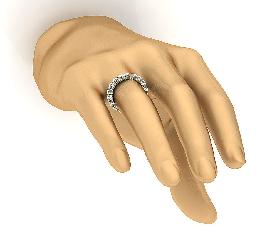 Diamond For Good Eternity Ring For Her I1 G 3.00 Carat Natural Diamond 14K Solid Gold