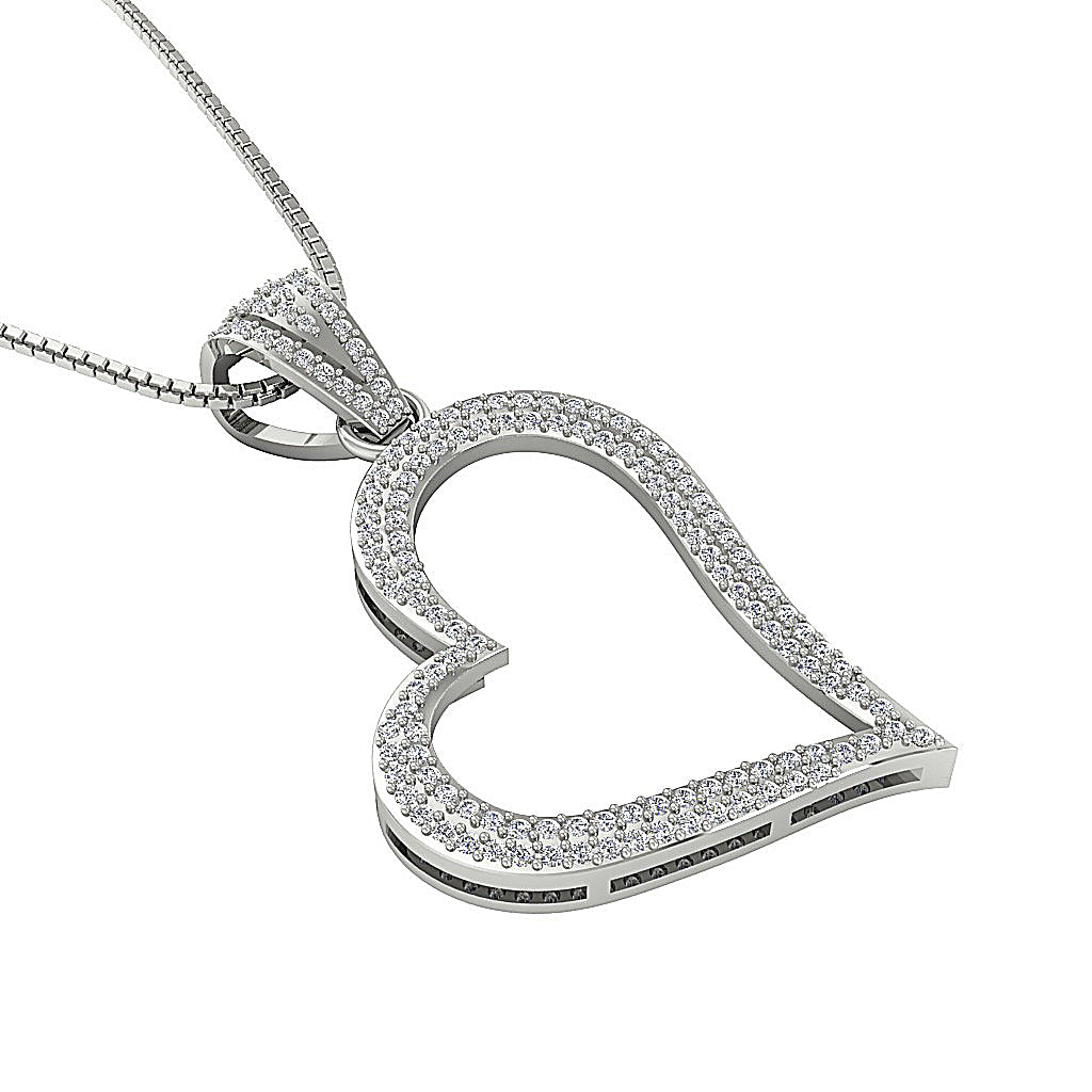 The Anderson Love Of Heart Gold Natural Diamond Pendant