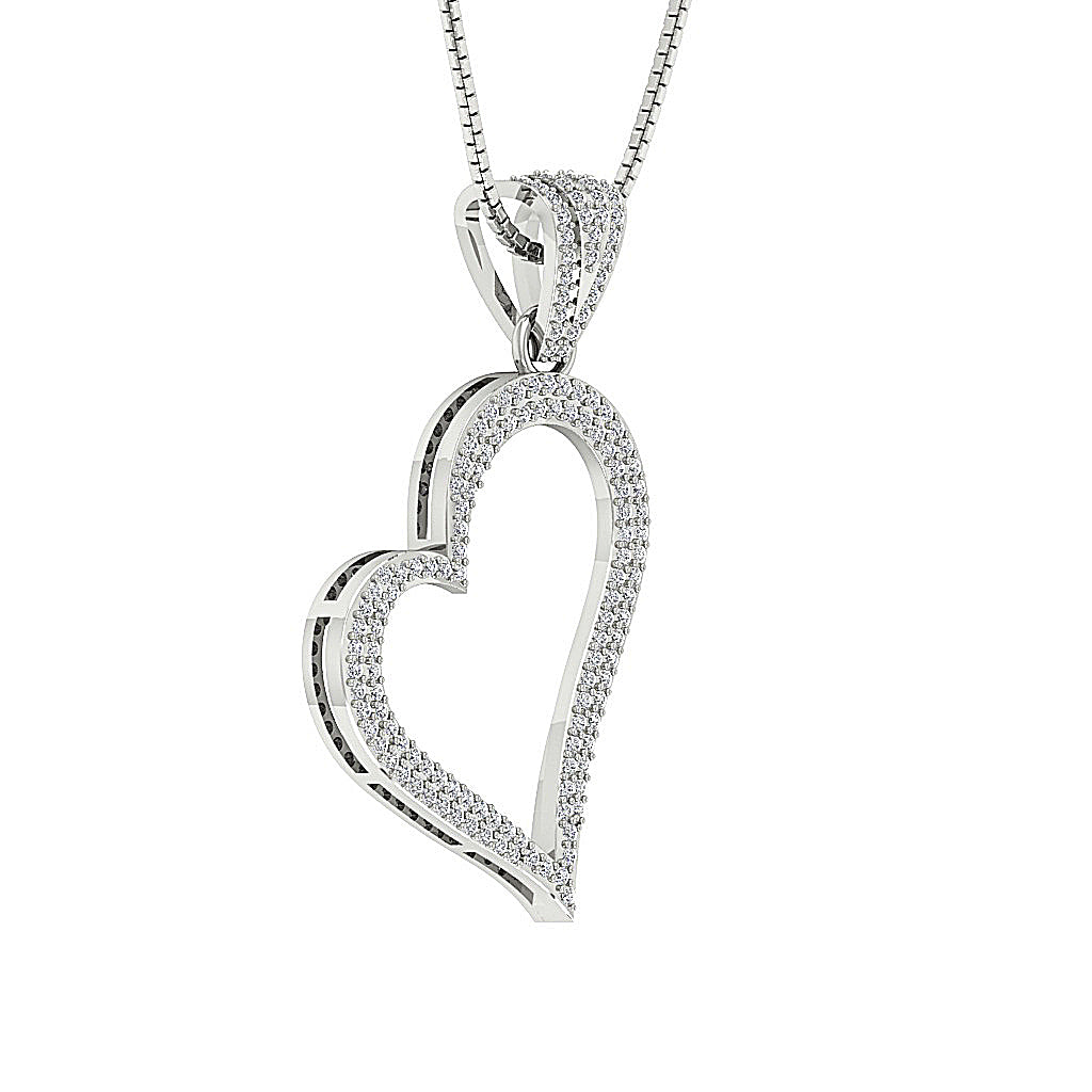 The Anderson Love Of Heart Gold Natural Diamond Pendant