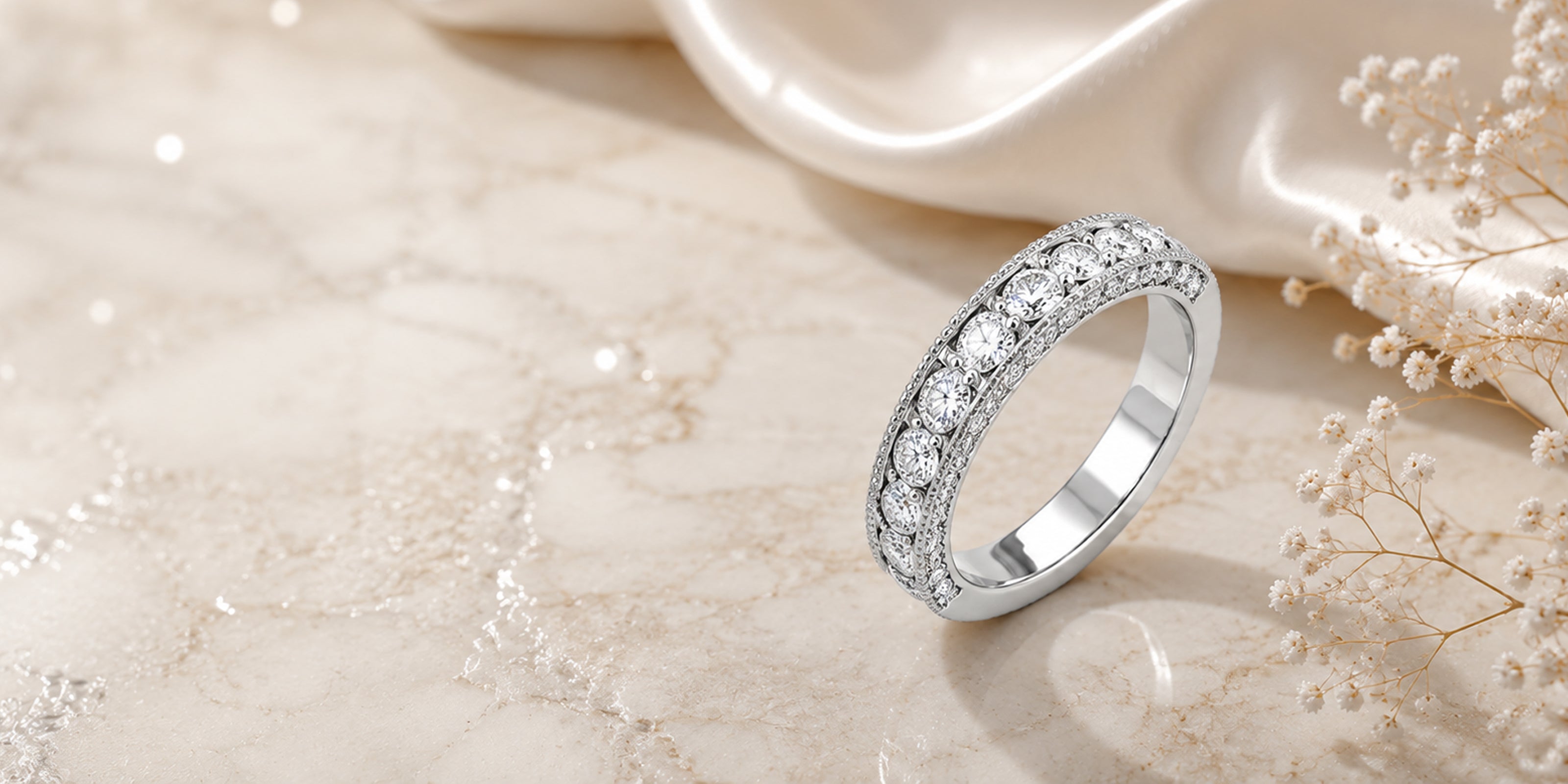 Eternity Band as Engagement Ring