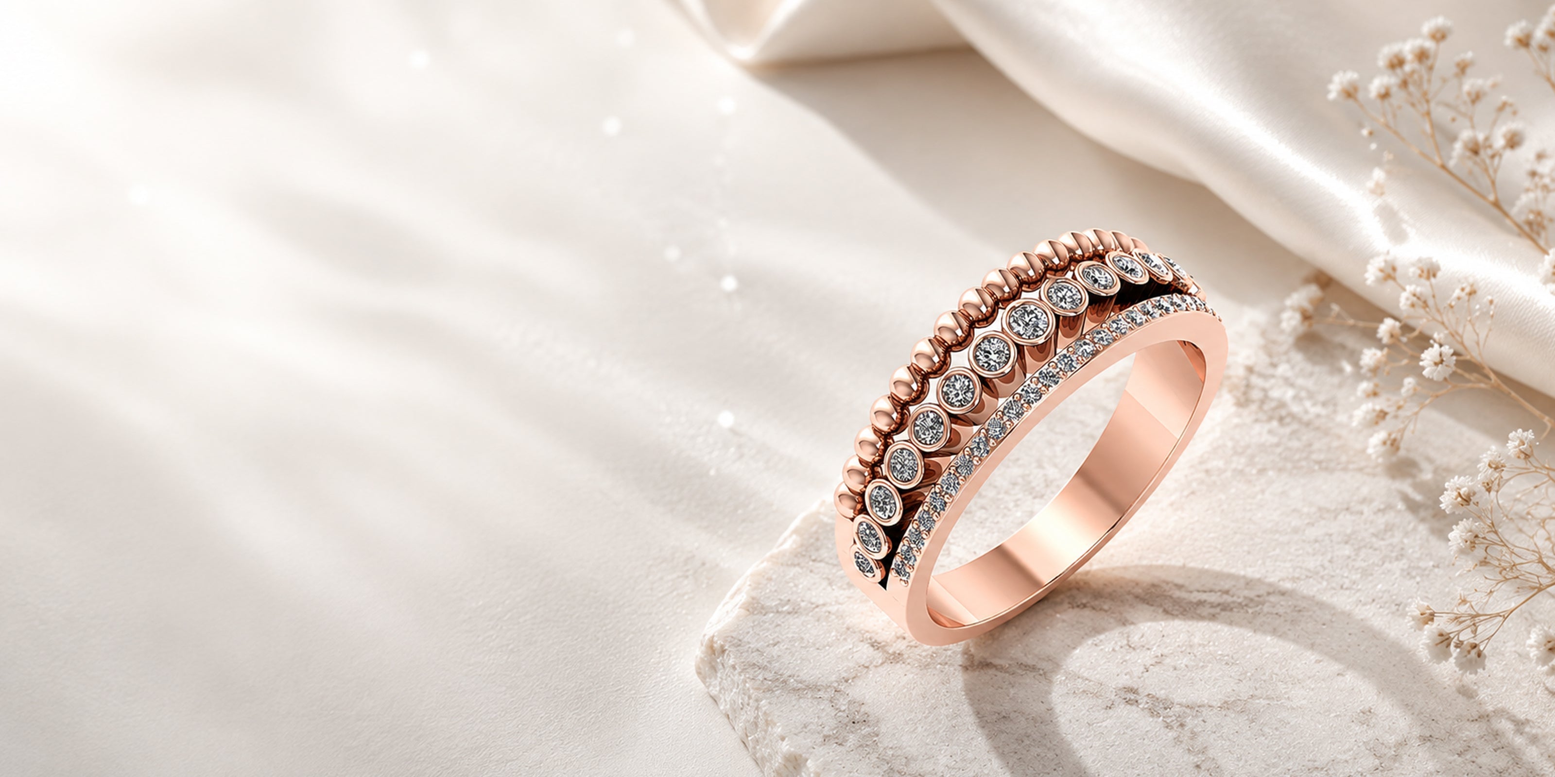 Petite Diamond Wedding Band