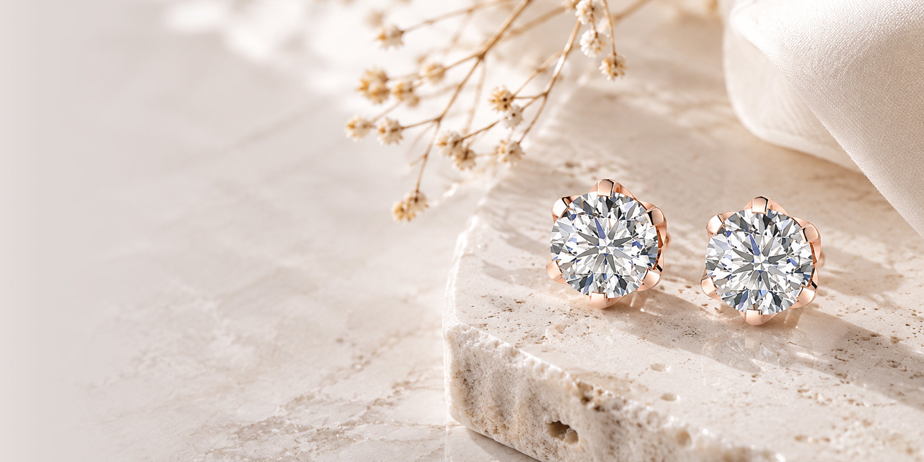 Diamond Stud Earrings