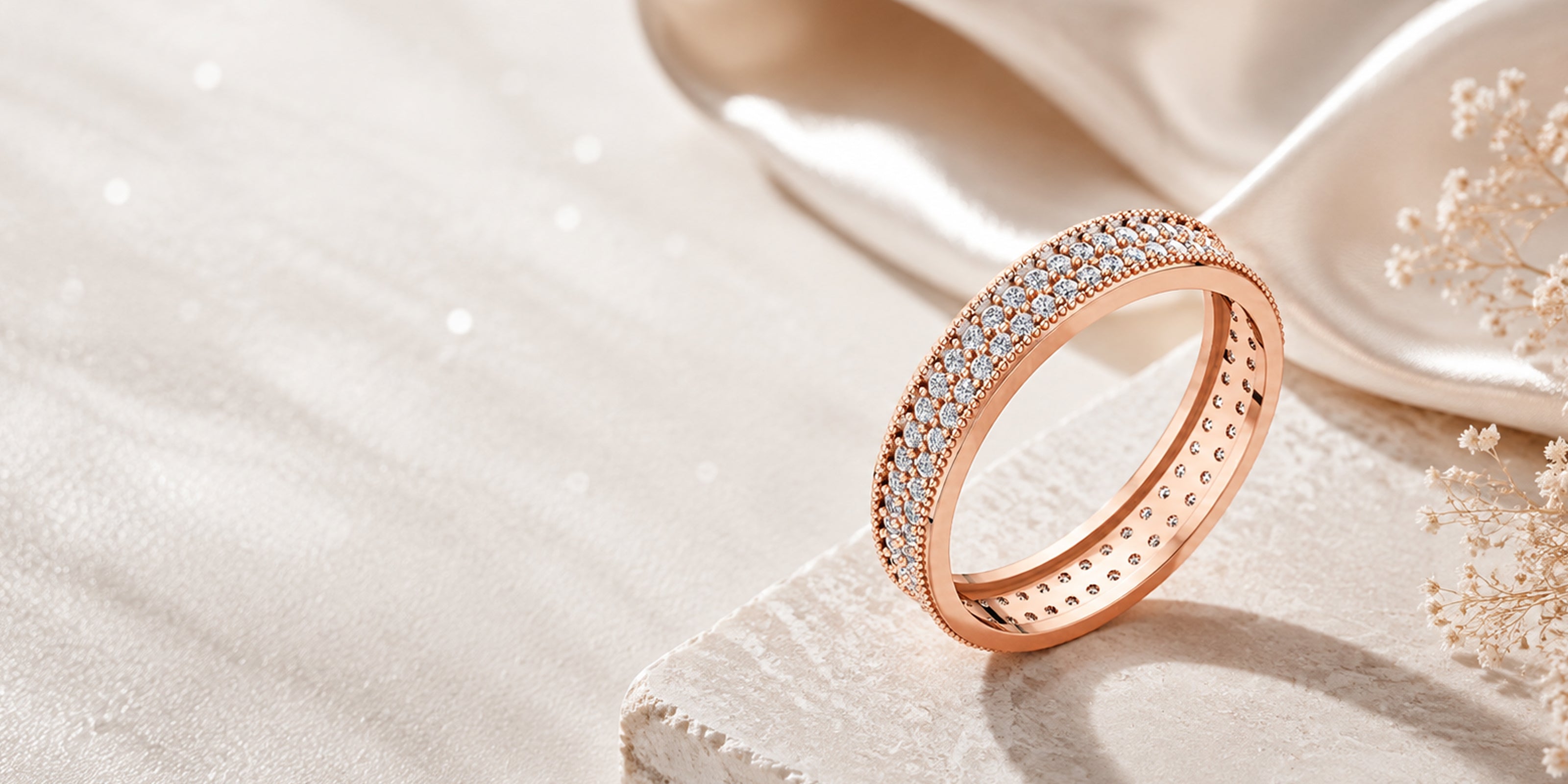 Stackable Diamond Eternity Rings
