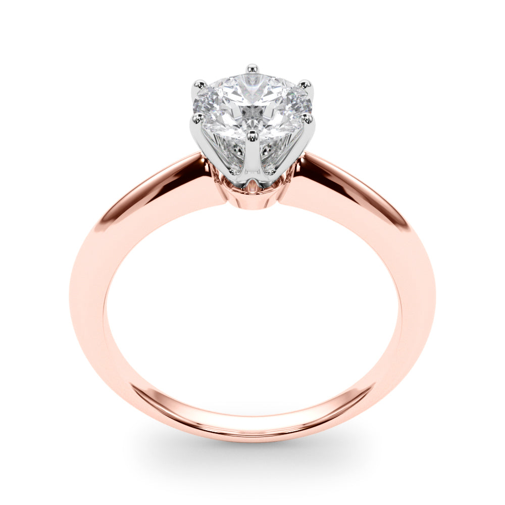 14K Rose Gold Lab Grown Diamond Ring