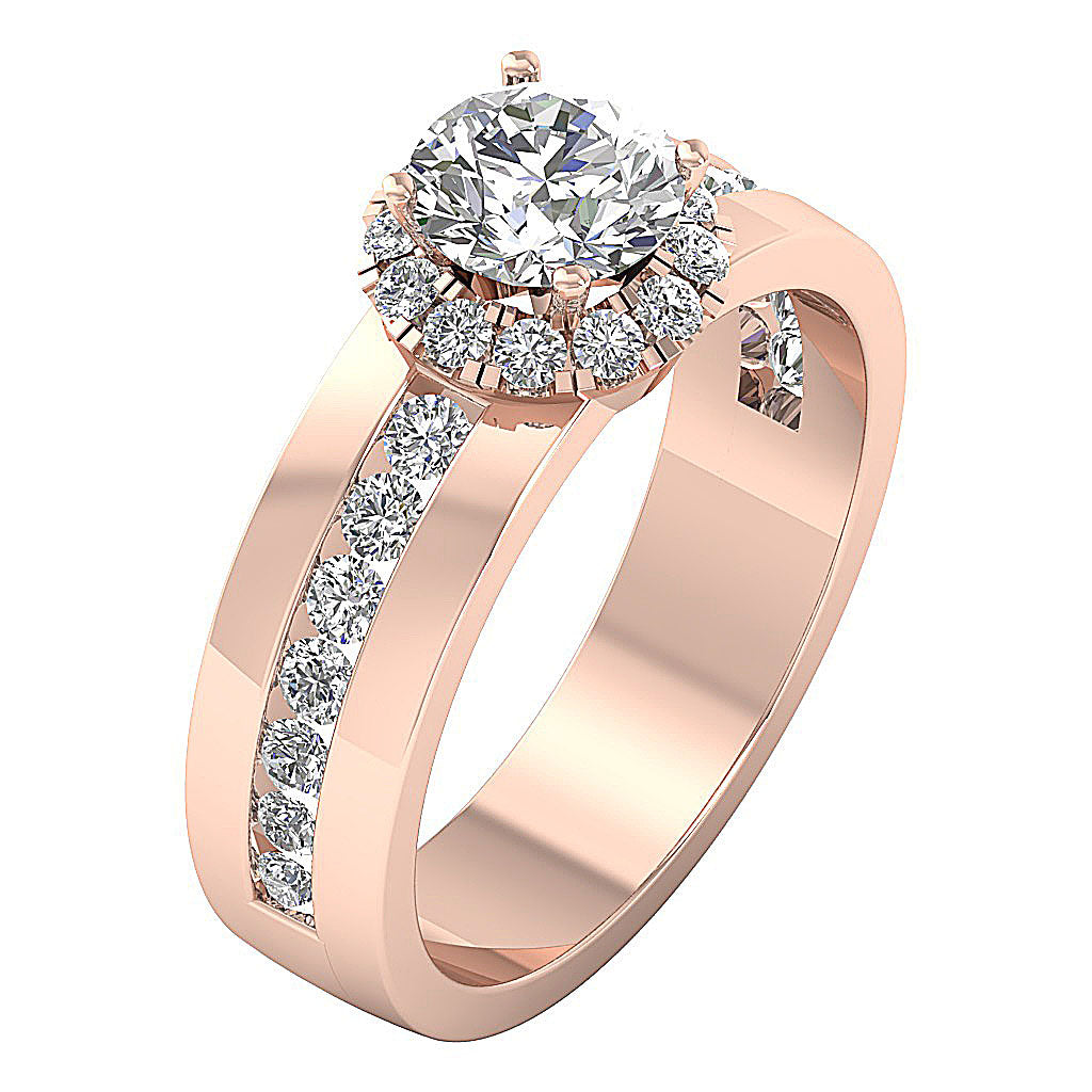 14kRoseGoldProngSetEngagementRing
