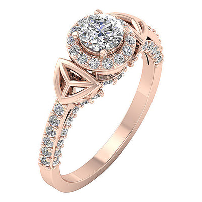 14kRoseGoldVintageEngagementRing