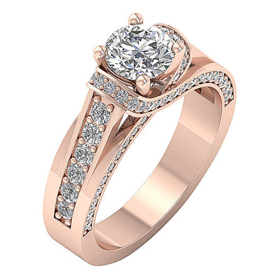 14kRoseGoldVintageEngagementRing