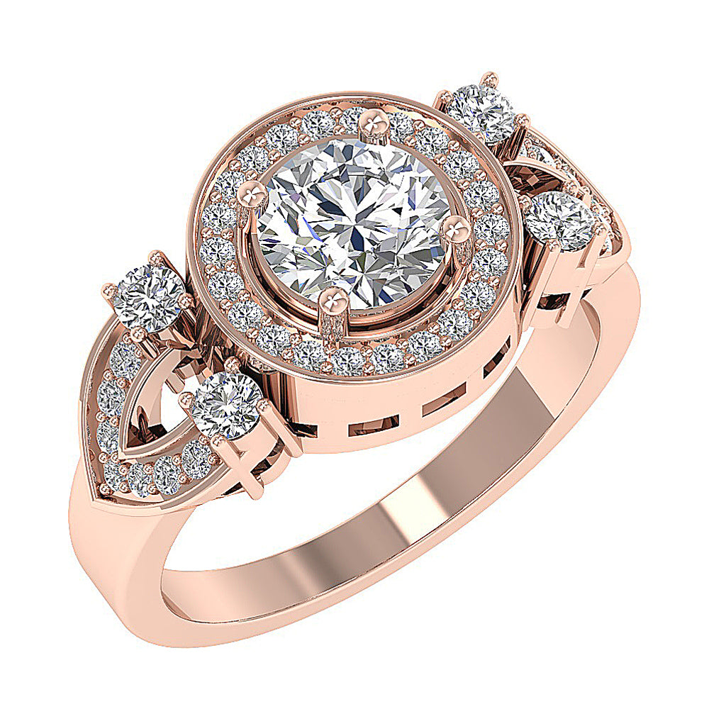 14kRoseGoldVintageEngagementRing