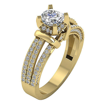 14kYellowGoldRoundDiamondEngagementRing