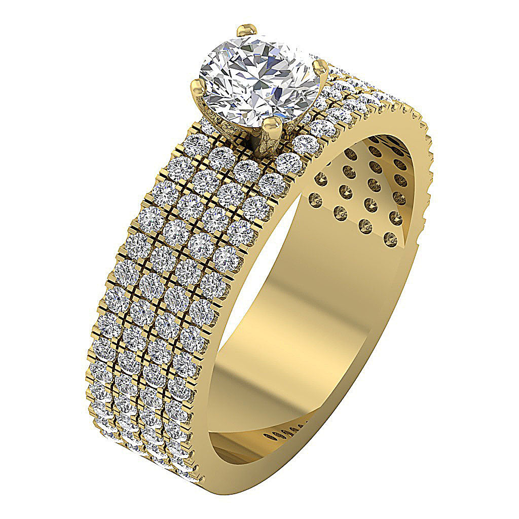 14kYellowGoldRoundDiamondEngagementRing