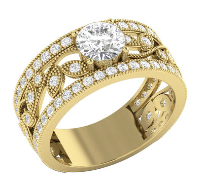 14kYellowGoldSolitaireEngagementRing