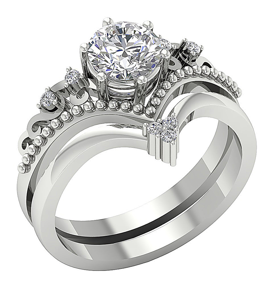 14kSolidGoldDesignerFashionAnniversaryRing