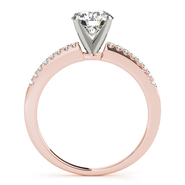 14k rose gold engagement ring