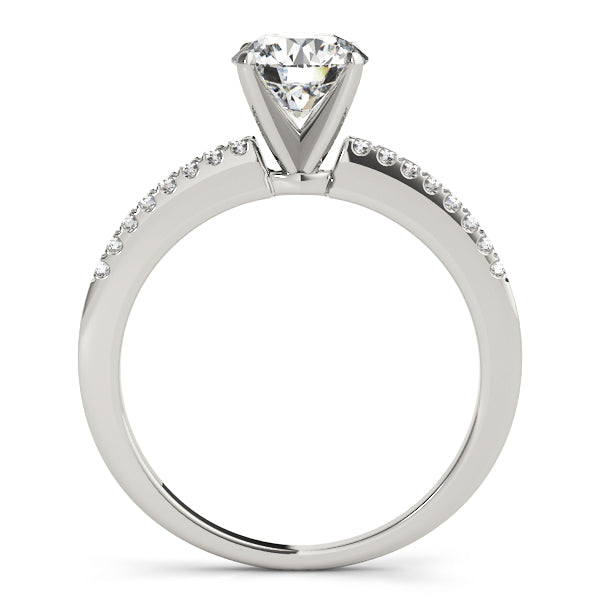 14k white gold multi-diamond ring