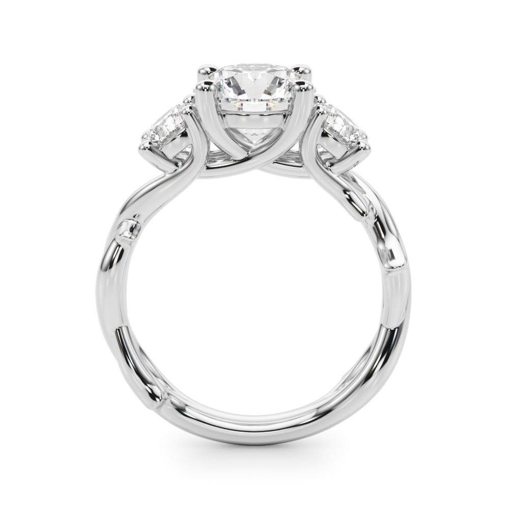 Prong Setting 3 Stone Anniversary Ring  