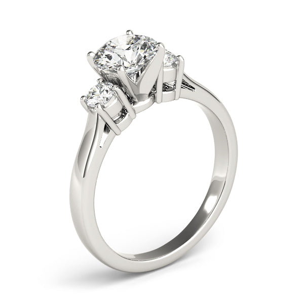 Everlasting Love: Lab-Grown Diamond Trilogy Ring Prong Set 