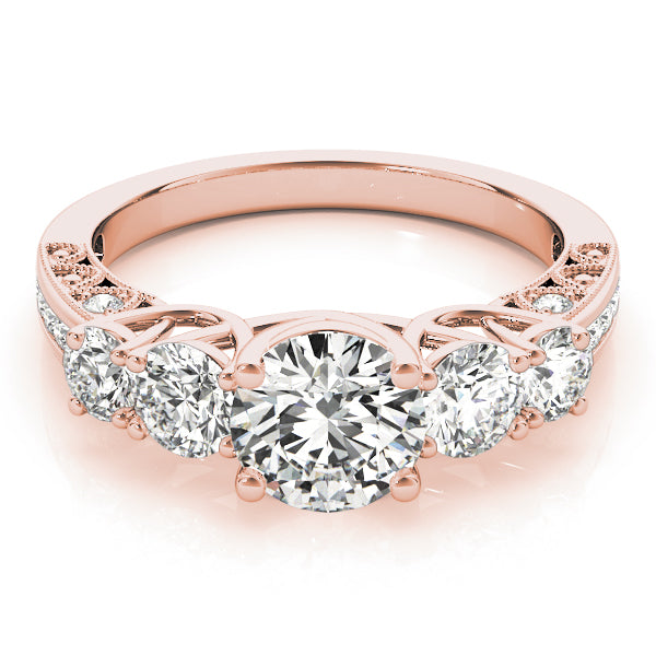 1.95 CT Round Cut Lab Grown Diamond Solitaire Engagement Ring