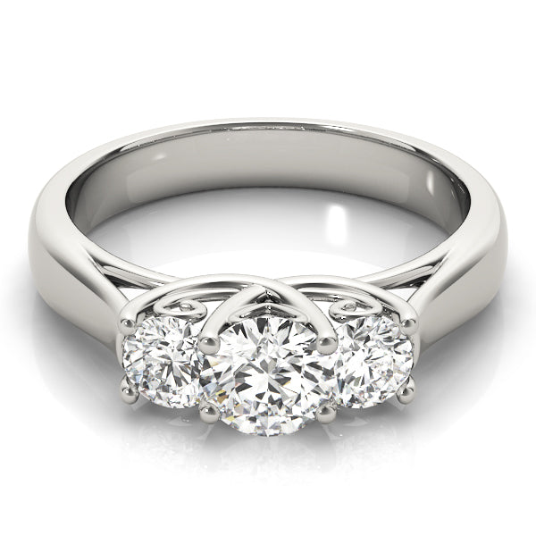 A Promise of Forever: 1.00Ct Three-Stone Ring