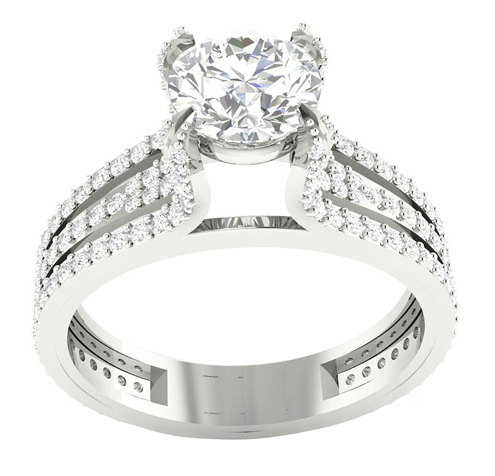 DesignerHalo14kWhiteGoldAnniversaryRing