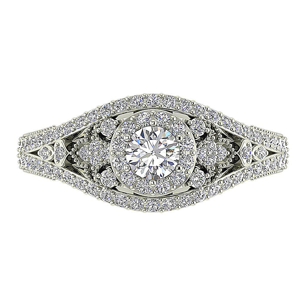 DesignerNaturalDiamond14kWhiteGoldRing