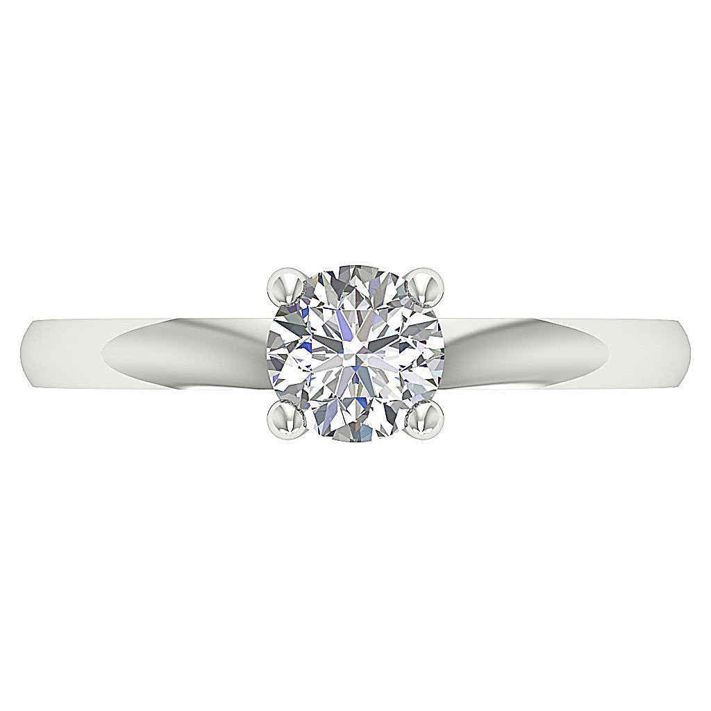 DesignerGenuineDiamondWhiteGoldRing