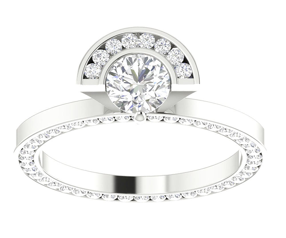 DesignerSolitaire14kSolidGoldRing